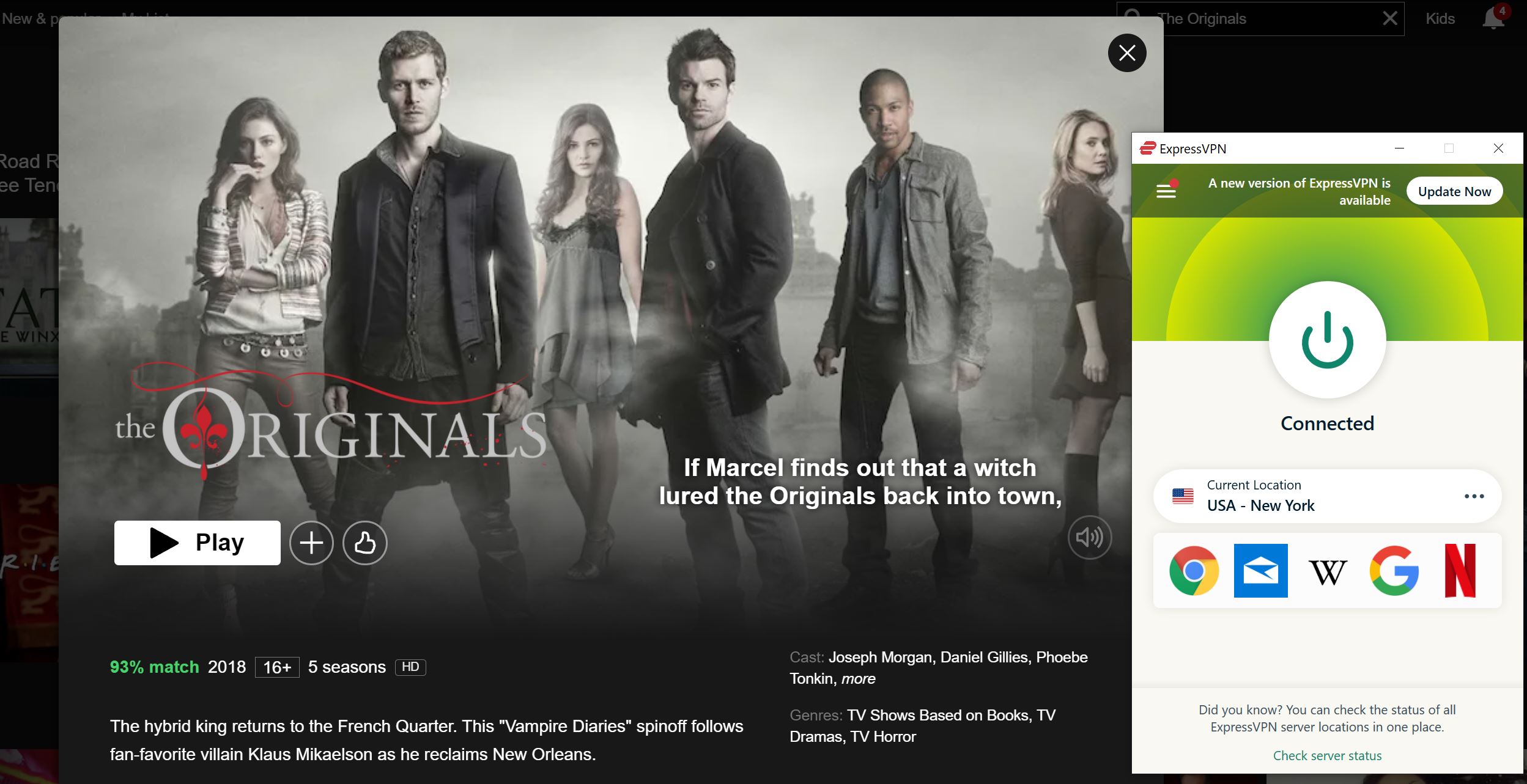 The Originals returns to UK TV – how to watch all 5 seasons free