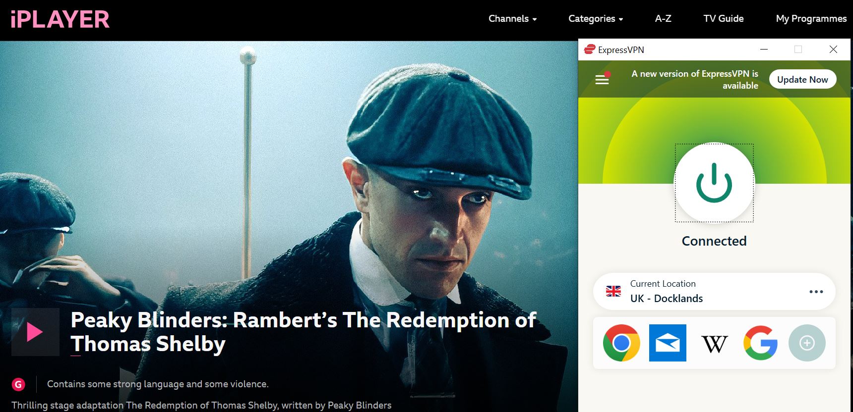How to watch Peaky Blinders: The Redemption of Thomas Shelby