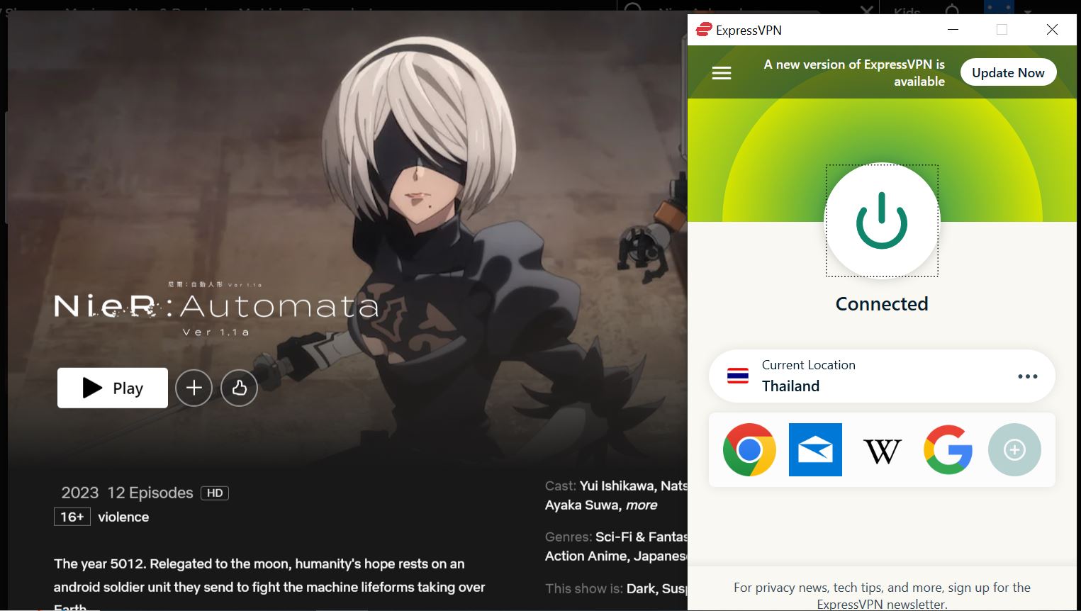 How to watch Nier: Automata on Netflix in 2024